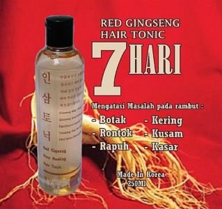 RED GINSENG TONIC BPOM / RED GINSENG HAIR TONIC BPOM